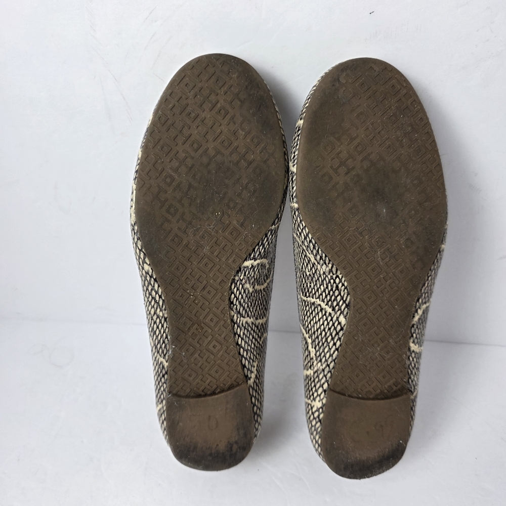 Tory Burch Python Snakeskin Embossed Reva Ballet … - image 6